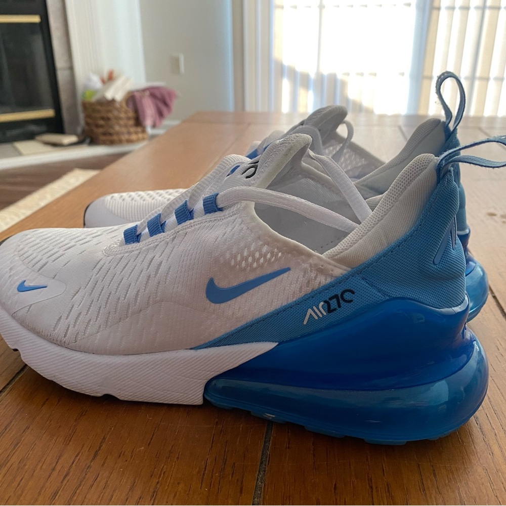 Nike Air Max 270 White and Blue